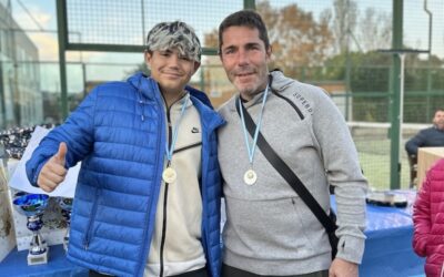 Lucas Fernández y Fran Fernández, Campeones de Consolación del 25º Torneo Circuito Telepizza Padres e Hijos Nivel 3